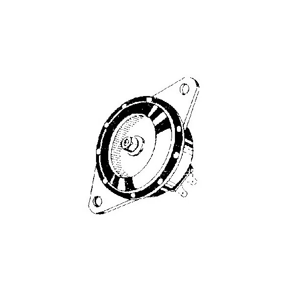 Clacson Corrente Continua 12V D80 per Piaggio Ape 50 e Vespa PX - 097393