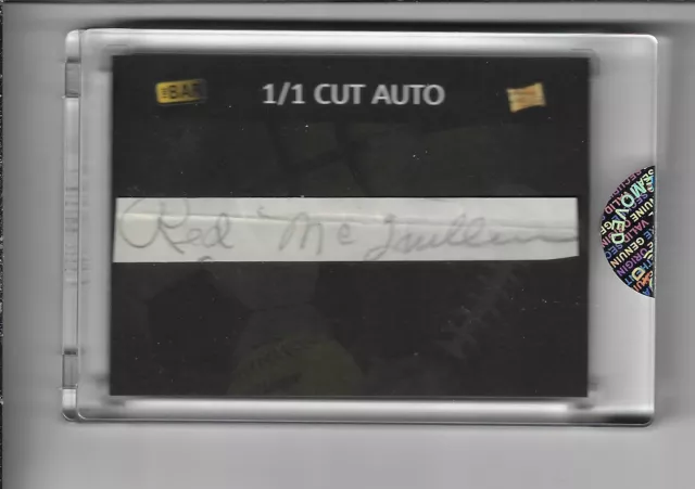 ROUGE McQUILLEN 2020 THE BAR PIECES OF THE PAST 1/1 COUPE AUTO 1941 ST LOUIS BROWNS
