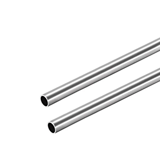 304 Stainless Steel Round Tubing 5mm OD 0.4mm Wall Thickness 250mm Len