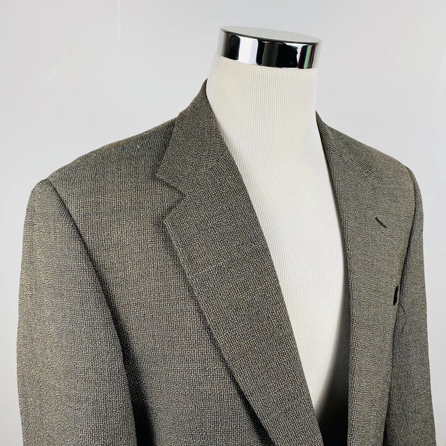 Example x Missoni Mens 42R Vintage Sport Coat Brown Blue Knit Wool Two Button Example x Missoni Mens 42R Vintage Sport Coat Brown Blue Knit Wool Two Button