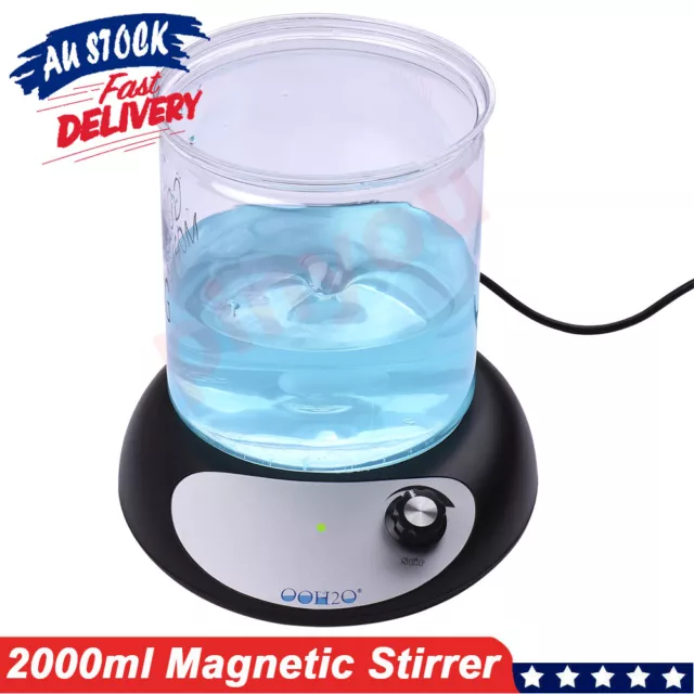 MS2000 Magnetic Stirrer Liquid Mixer Blender Home Lab Equipement 100-240V