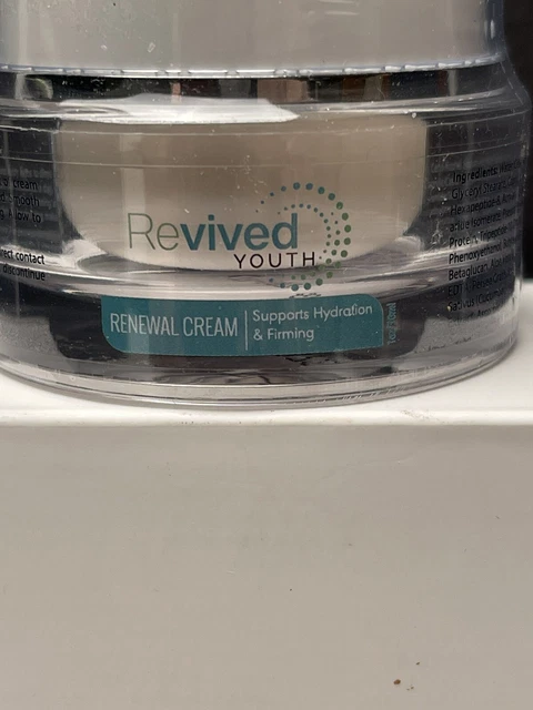 New Sealed Revived Youth Renewal Cream 1oz. Supports, Hydration, & Firming 2
