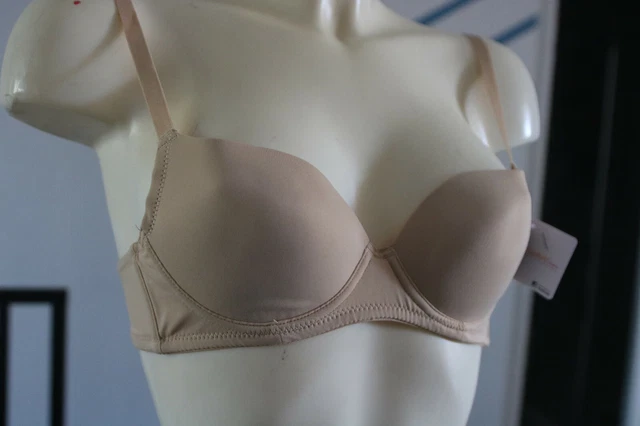 Soutien-gorge Charlott'Lingerie - Taille 85B, Bonnet B, Forme Corbeille, Gris - Très Bon état D'occasion