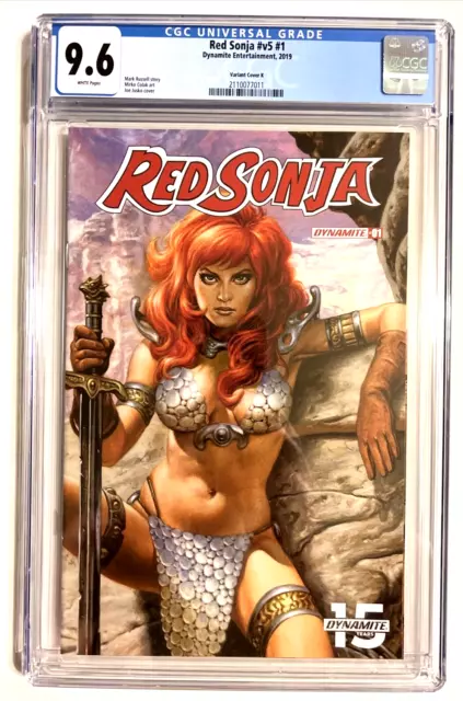 Red Sonja Vol 5 #1 Cgc 9.6 Dynamite Comics 2019 Joe Jusko Variant K