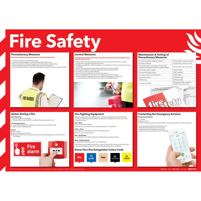 Poster sicurezza e salute 420x594 mm FA601
