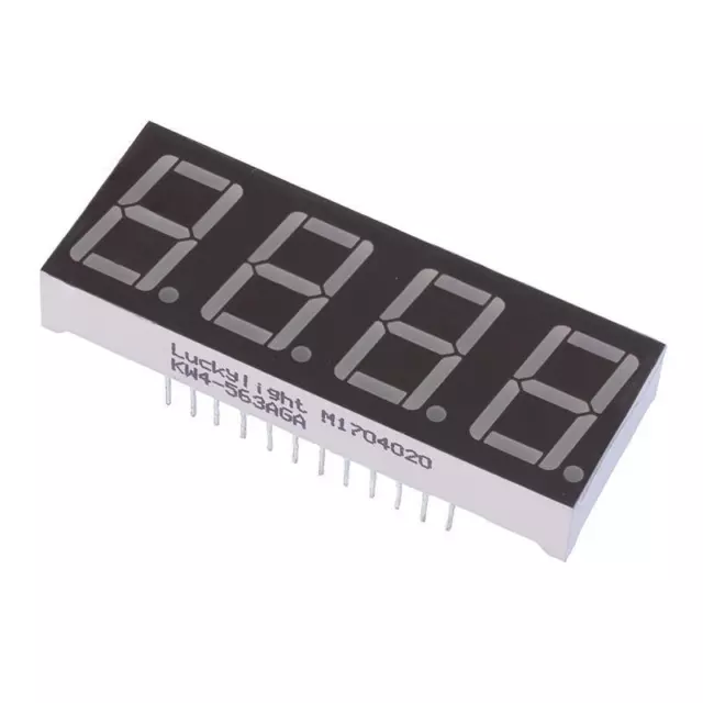 Green 0.56" 4-Digit 7 Seven Segment Display Anode LED