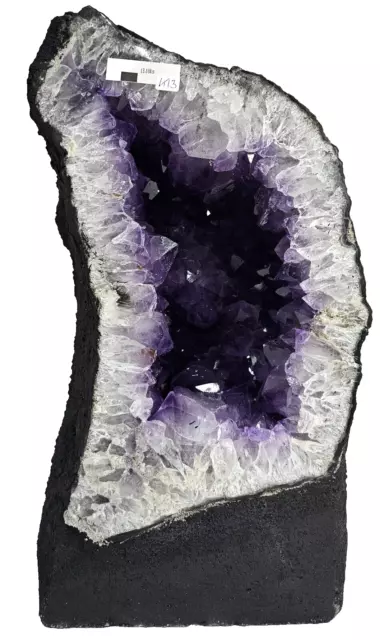 Achatgeode Amethyst  Druse Kristall Edelstein Achat Geode Bergkristall Quarz