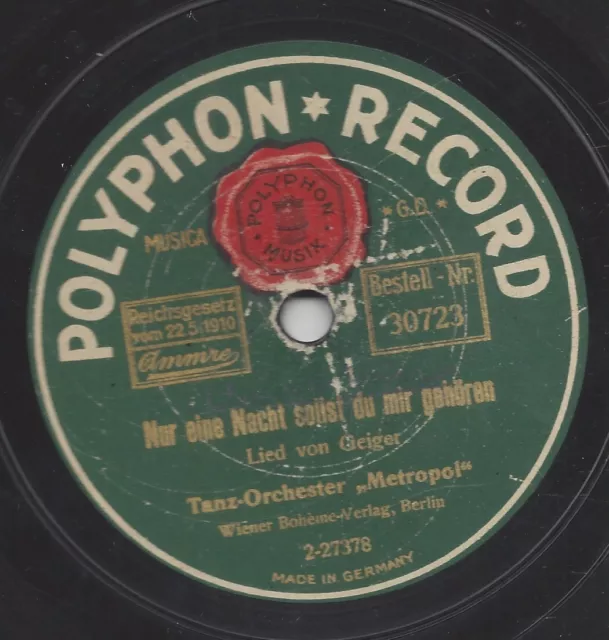 Tanz Orchester Metropol 1923 : Eine kleine Freundin hat doch jeder Mann 2