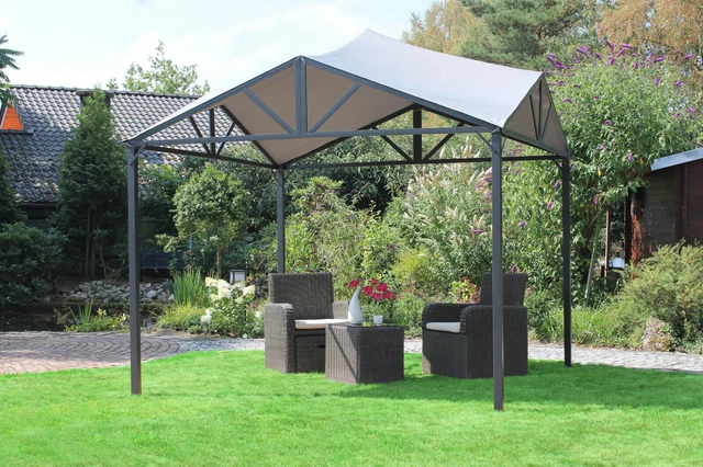 Gartenpavillon Pavillon Pavillion Leco Designer Jule Zelt 3 x 3 m 300 cm stabil