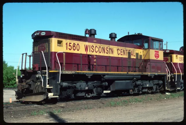 Original Rail Slide - WC Wisconsin Central 1560 N Fond du Lac WI 5-30-1995