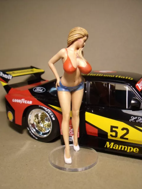 1/18 Figur  Girl  Alexandra  Vroom  Unbemalt  Schuco  Autoart  Minichamps