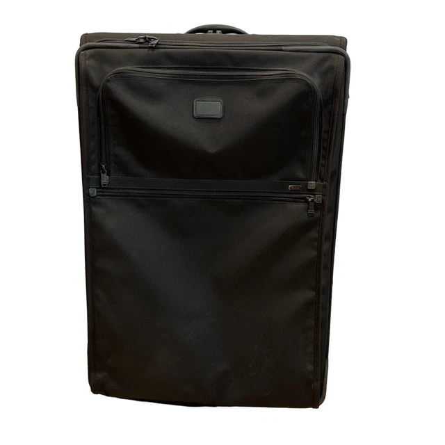 TUMI Black Large Extended Trip Four Wheeled Packing Suitcase