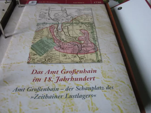 Dtsch.Geschichte in Historischen Karten 1730 Sachsen Das Amt Großenhain