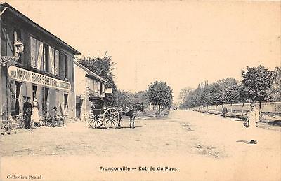 Cpa 95 Franconville Entree Du Pays