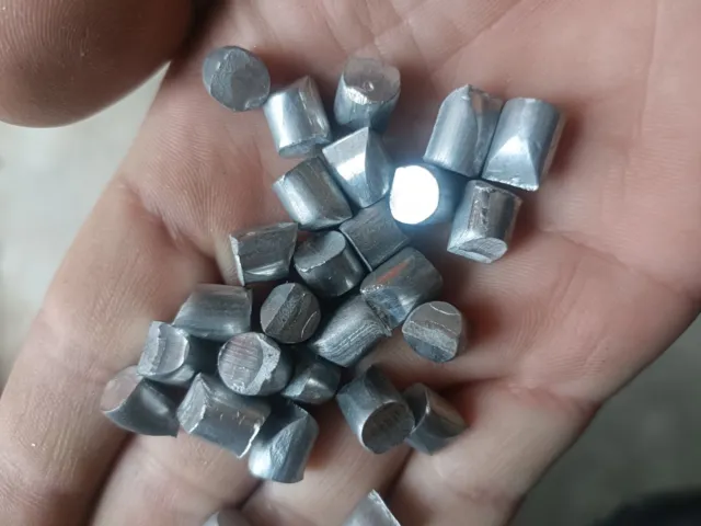 500g Aluminum Pellets 8*8 mm Aluminum Metal Granules Element 6061 Purity 99.99%