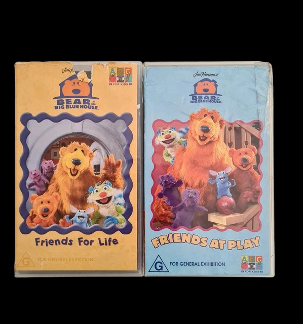 BEAR IN THE Big Blue House - Friends for Life VHS Video Tape Cassette ...