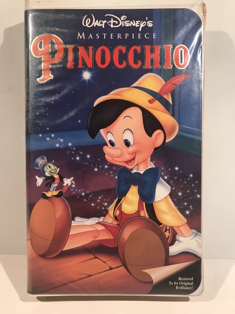 Walt Disney's Pinocchio VHS Masterpiece Edition #239 Clamshell RARE