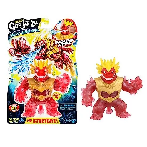 Heroes of Goo JIT Zu Deep Goo Sea Coffret Héros Blazagon Figurine Super-élastiqu