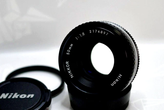 [ près De Mint Nikon Ai-S Ais Nikkor 50mm f1.8 Pancake Mf Prime Lentille Japon