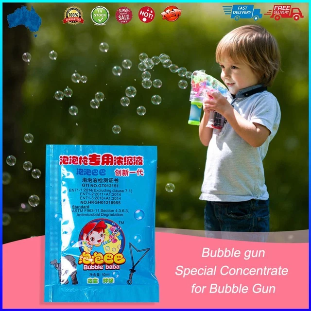 BUBBLE SOLUTION CONCENTRATE Nontoxic Safety 10ml Bubble Water Refills