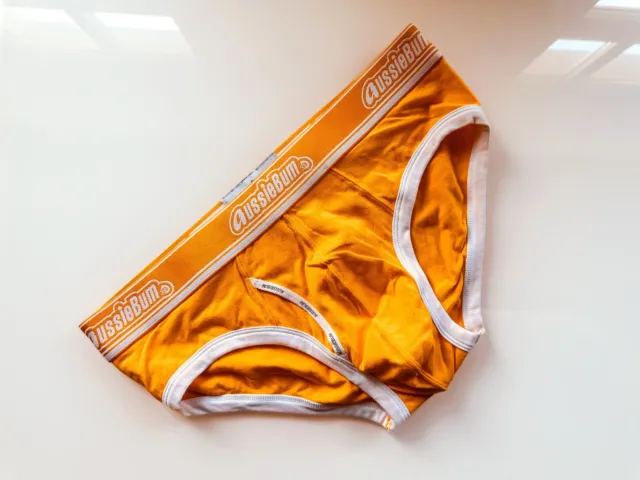 Aussiebum Cotton Candy Short Slip Brief Unterwäsche Orange, Größe M Medium