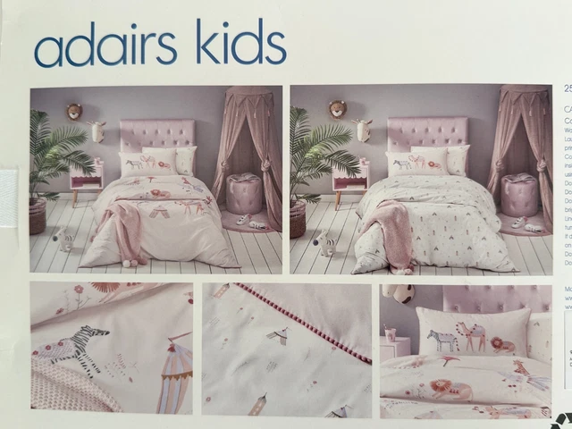 Adairs Baby Cot Pillowcase NEW ADAIRS KIDS Double Bed Quilt