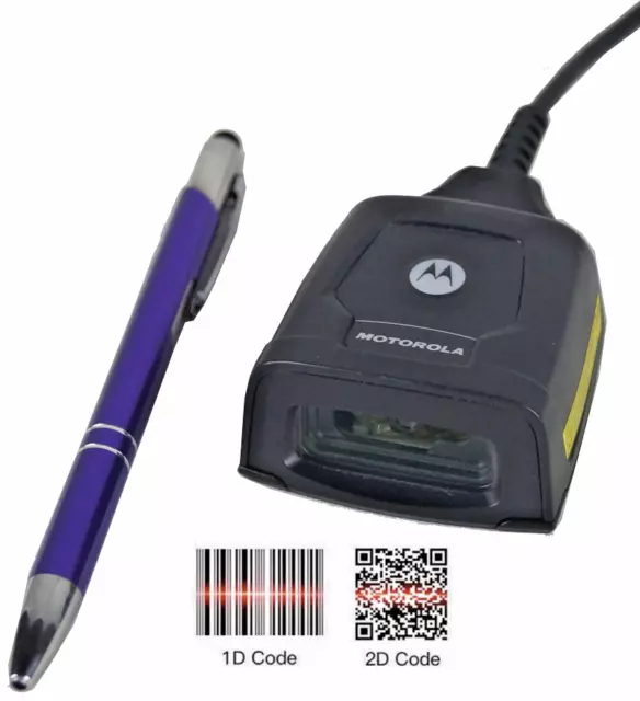 ⭐⭐⭐2D/1D Motorola Zebra DS457 USB Barcodescanner Auto Scan EAN, QR-Codes ⭐⭐⭐