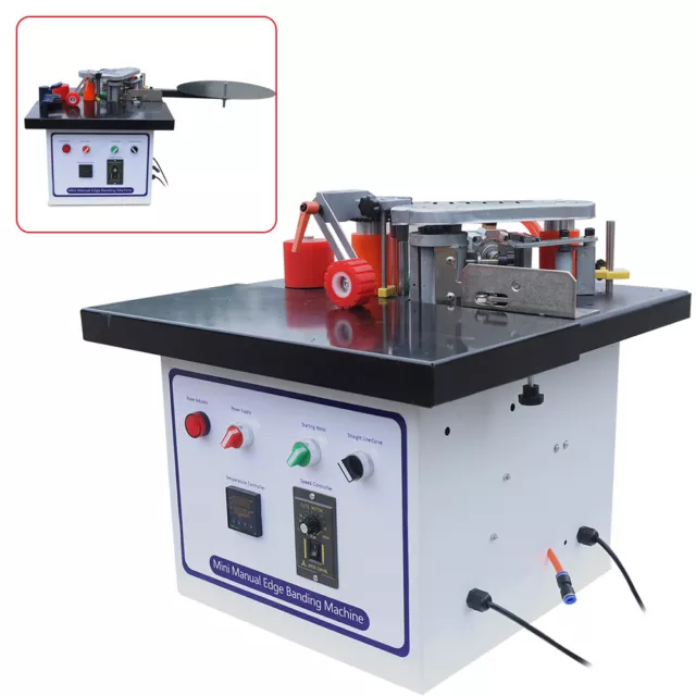 Portable Self Cutting Edge Banding Machine Double Gluing Edge Banding Machine