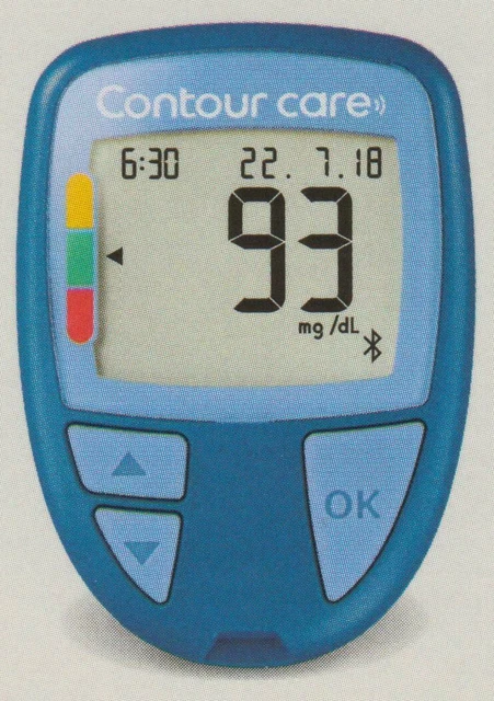 Strumento Miniaturizzato Per Determinazione Glicemia Su Sangue Intero Capillare Mediante Strisce Reattive Elettrodo Sensore Contour - Foto 6