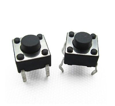 50PCS 6*6*6mm 6x6x6 mm Micro Momentary Tactile Tact Touch Push Button Switch