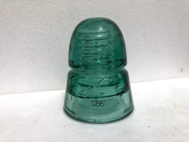 H.G.Co. Glass Insulator cd 145 E Mold Light Green