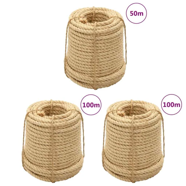 Vidaxl Corde in Sisal 3 pz 16 mm