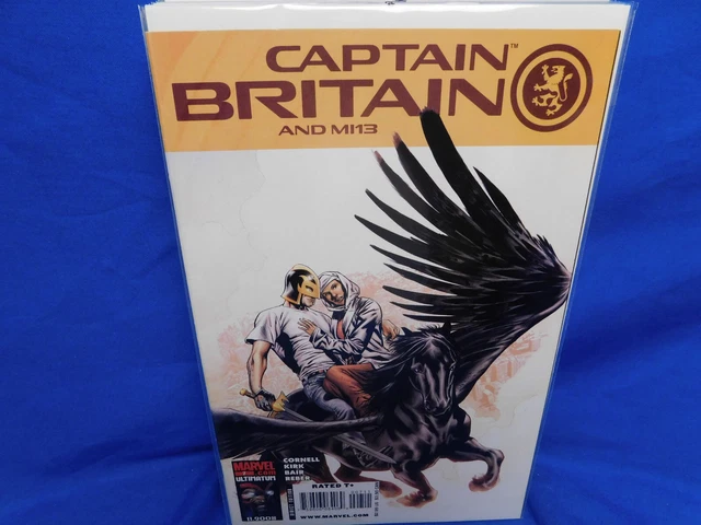 Captain Britain And MI13 #7 Marvel Comics Black Knight  VF+