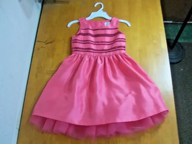 DRESSED UP BY Gymboree Sz 7 Girls Dress Holiday Christmas Red Lining $16.99  - PicClick