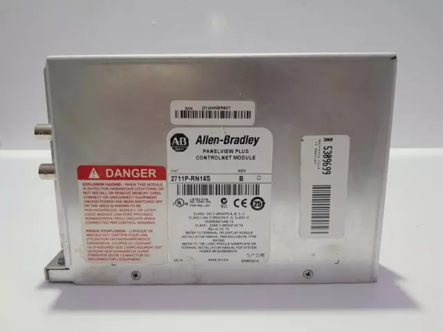 Allen-Bradley 2711P-Rn15S Panelview Plus Controlnet Module Ser B 2