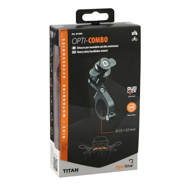 Attaque Multifonction Guidons Haute Résistance Opti Combo Ø 22-32 MM Borne 91594