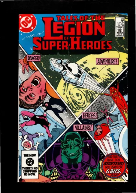 Legion of Super-Heroes, 1984, DC Comic Book, #316, WYSIWYG, Bag & board