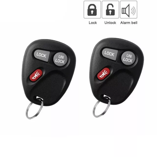 2x Keyless Entry Remote Key Fob Sender Clicker Ersatz für Chevy