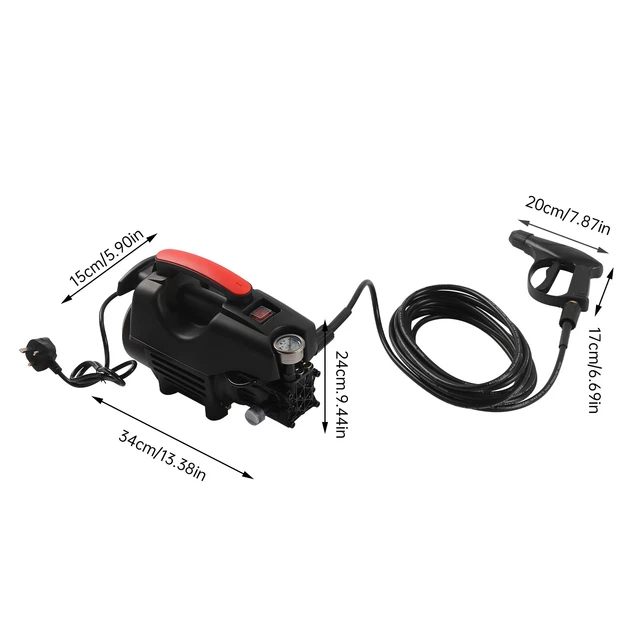 MAX.5500 PSI ELECTRIC High Pressure Cleaner Washer Gurney Water Pump