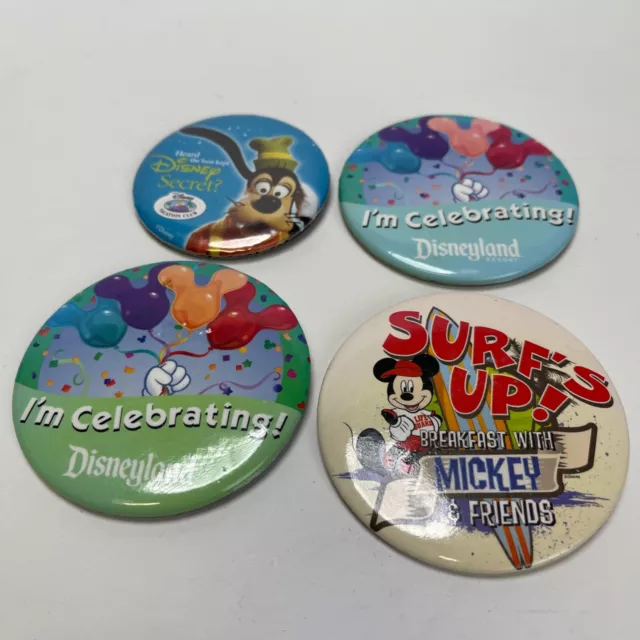 Vintage Disneyland Pins Lot Im Celebrating, Surfs Up with Mickey & Friends