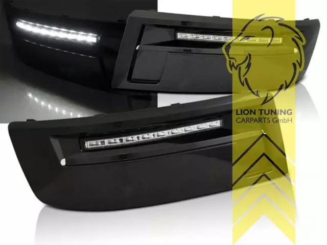Scheinwerfer Tagfahrlicht LED schwarz LTI passt für VW T5 GP