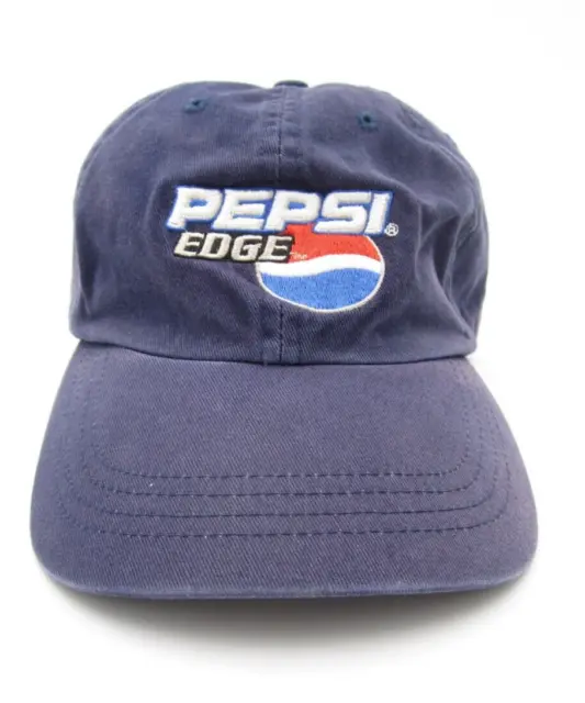Vintage Pepsi Edge Discontinued Soda Adjustable Hat