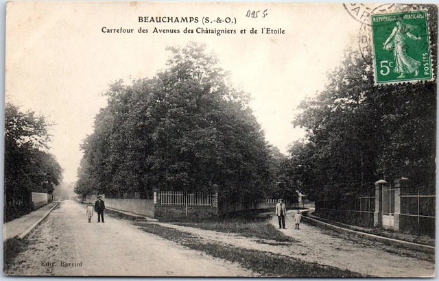 95 BEAUCHAMPS - carrefour av des chataigniers et de l'etoile