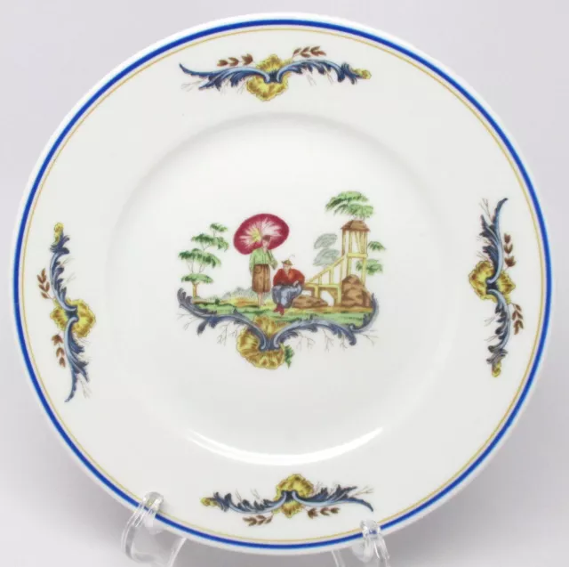 Lorenz Hutschenreuther - Asian / Oriental Scene - Bread & Butter Plate - As Is