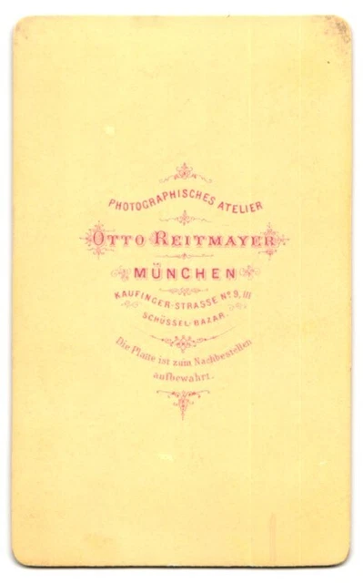 Fotografie Otto Reitmayer, München, Kaufinger-Str. 9, Mutter im reifrock Kleid 2