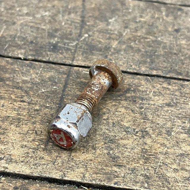 Vintage Raleigh R Nut SeatPost Clamp Bolt Red Chopper Superbe Sports Seat Post Vintage Raleigh R Nut SeatPost Clamp Bolt Red Chopper Superbe Sports Seat Post