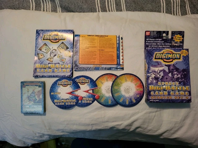 DIGIMON DIGI-BATTLE CARD Game Starter Set Vintage Collector's Edition  63.10 - PicClick UK