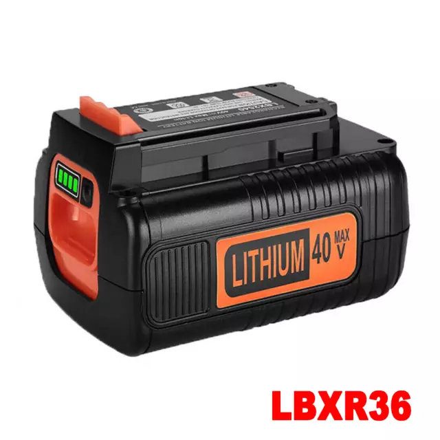 40V Lithium Battery for Black and Decker LBXR36 4.0AH 40 Volt Max LBX2040
