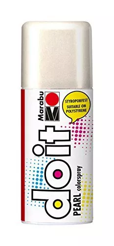 Marabu Sprühfarbe do it PEARL perlmutt weiß Color Farben Spray Dose 150ml