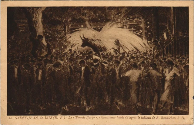 CPA AK St.Jean de Luz Le Toro de Fuego FRANCE (1109932)